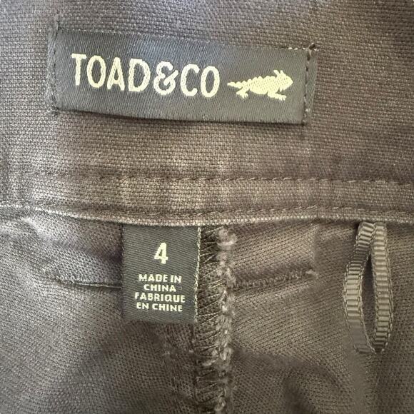 Toad And Co Pants Women's Earthworks Ankle Sz 4 Sustainable Granola Girl Gray - Picture 6 of 11